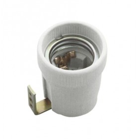 Porcelain card lamp c / electric e27 steel 007274sg