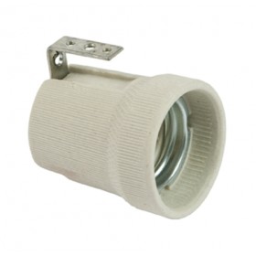 Porcelain card lamp c / electric e27 steel 007274sg