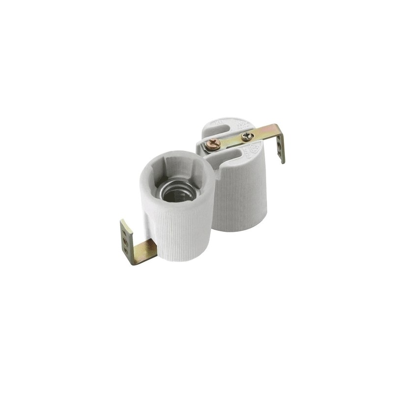 Douille en porcelaine avec support mignon E14...