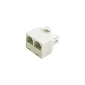 Snap-in 8p/8c 1in-2out phone adapter