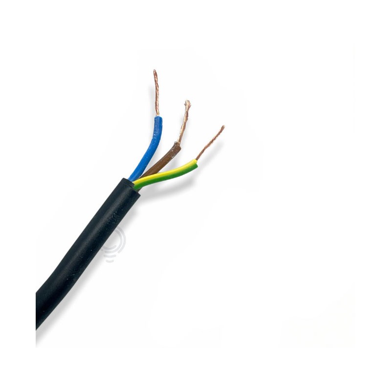 Flexibles gummiertes elektrokabel 3x0,50mmq...