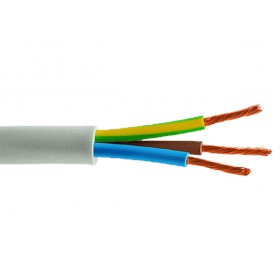 Cavo gommato elettrico 3x1,5mmq marrone fs18or18 conduttura icel