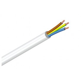 Cavo gommato elettrico bianco similgomma flessibile 3x1,5mmq