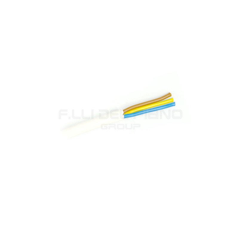 Flexible white siligomma rubberized cable...