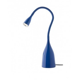 Lampada da tavolo blu wiggle led 5,5w 3000k 430lm redo