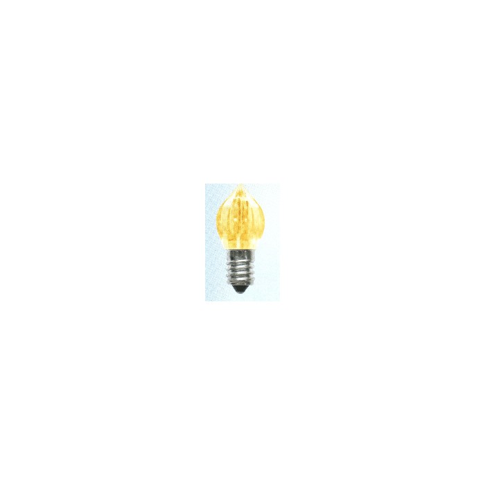 Lampadina votiva led giallo   0,50w 2352g e14 24v