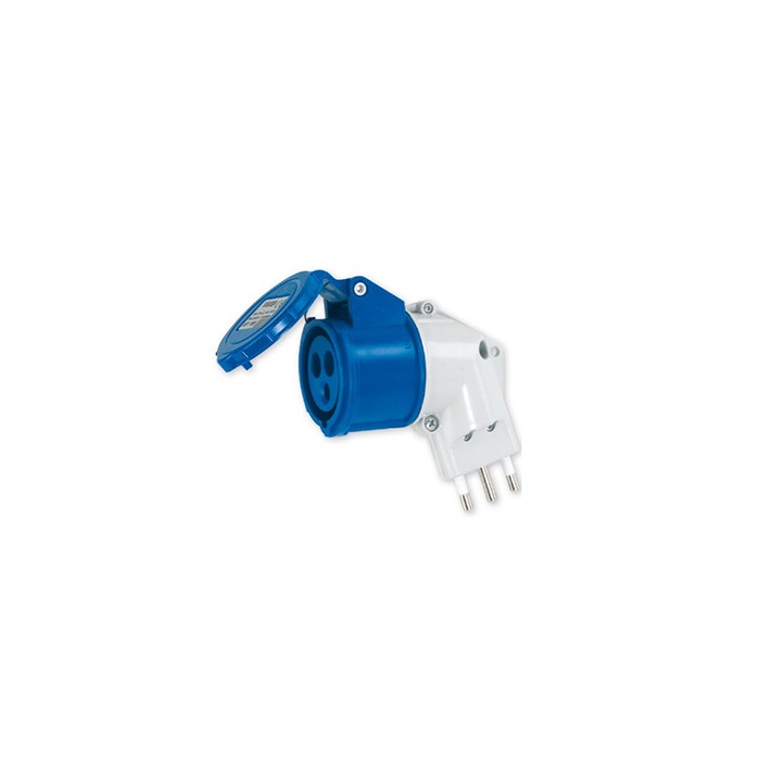 Adaptateur électrique industriel prise italienne 16a 220v...