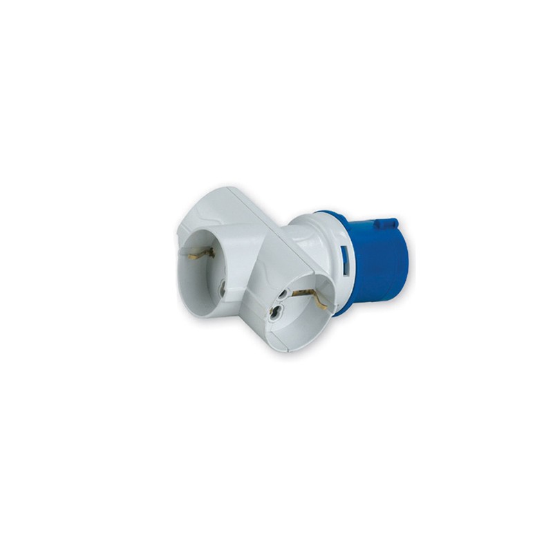 Adapter industrieller elektrostecker cee 220 3...
