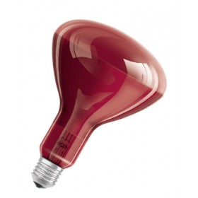 Lampada infrarossi incandescenza 250w e27 rossa infrared RI250