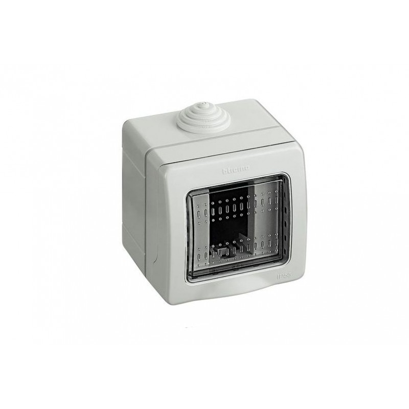 Contenitore da esterno cassetta box ip55 1p 25501 matix  ticino 