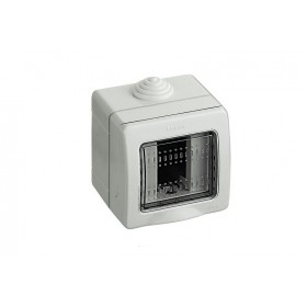 Contenitore da esterno cassetta box ip55 1p 25501 matix  ticino 
