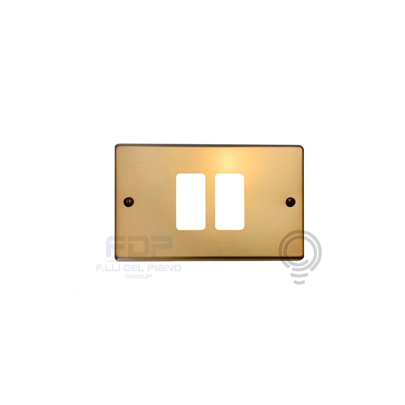 Magische Aluminiumbronzeplatte 2 Löcher D.65...