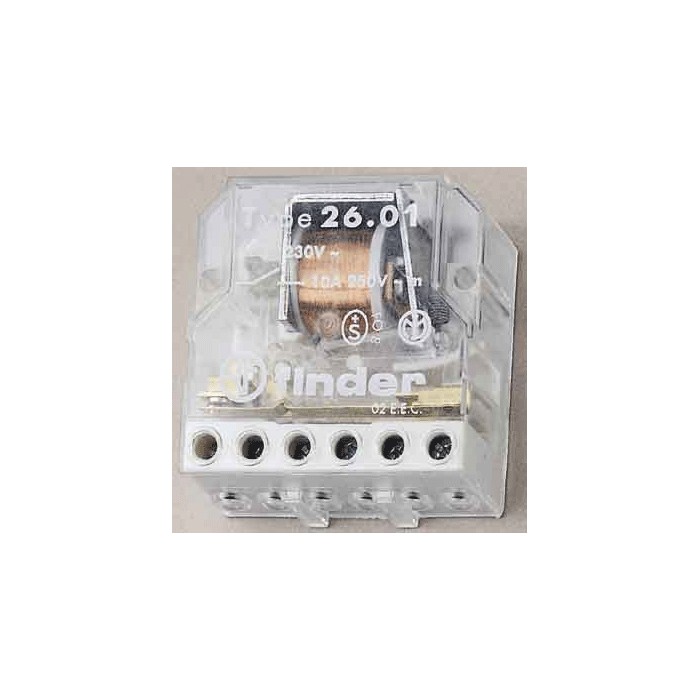 Relais de commutation 2601012 12v finder
