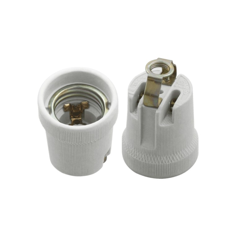 Porcelain lamp holder e40 goliath fixing 3/8...