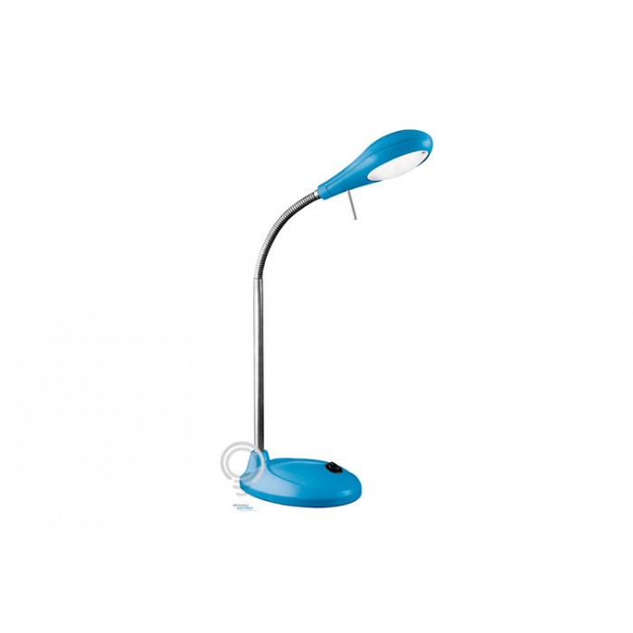 Lampada a led da tavolo modello sydney 3,2w 8 led 4000l blu