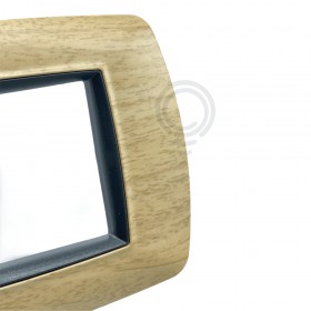 3 trous bouleau 2983bt electrochannel life living classic plaque 3 trous