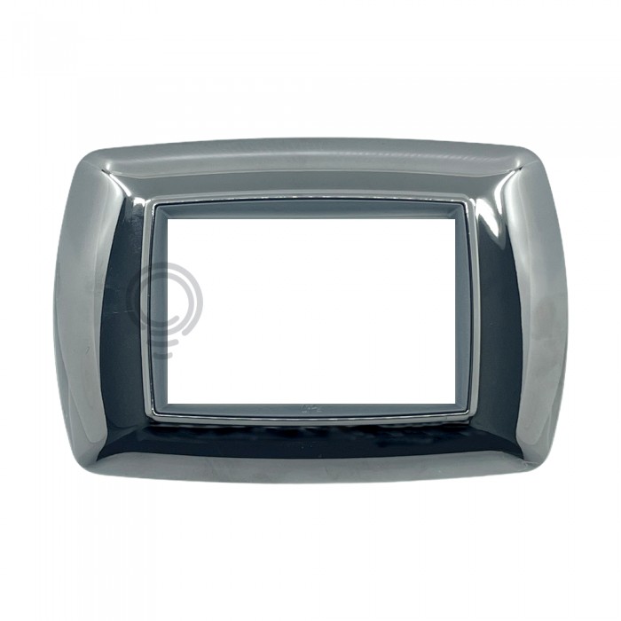Plaque de vie 3f chrome poli pour living international...