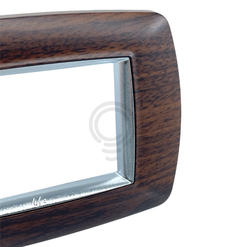 Life 3f dark wood plate for living classic...