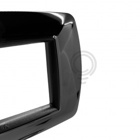 Placca 3p metal black per living classic life 