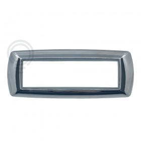 Placca serie civile life classic 7p cromo lucido 2987cr elettrocanali