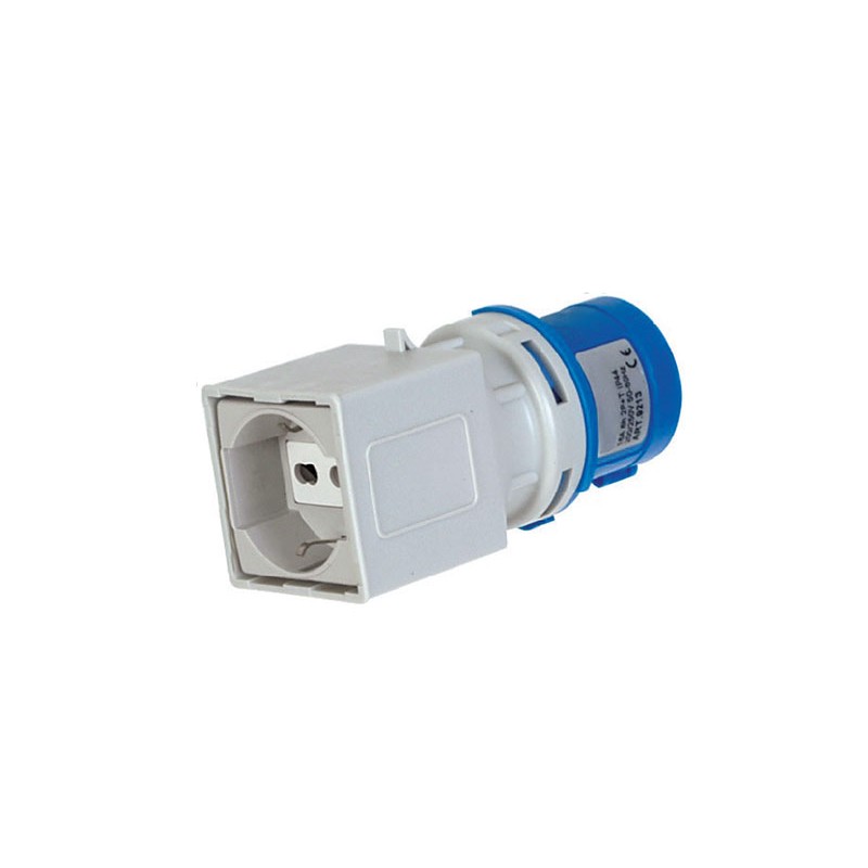 Industrial electrical adapter cee 2p t 1unel...