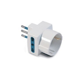 Triple adapter plug 16a t unel bivalent 05761