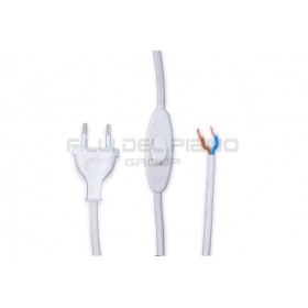Cable de cable electrique lumi cm.200 blanc