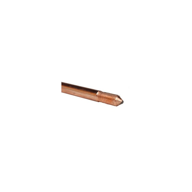 Dispersore puntazza filettato/cu d.18  100/ms 02/1022  messa a terra