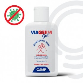 Gel désinfectant pour les mains Viagerm 80ml ingrédient actif triclosan
