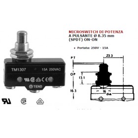Interrupteur dalimentation Micro-interrupteur à vis 15a