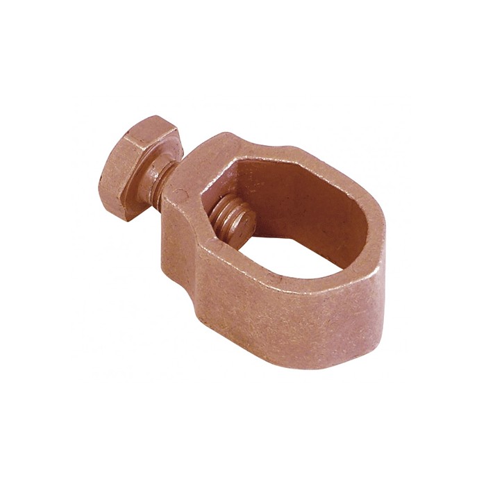 Pince électrode de terre cuivrée d.18-20 02/1042
