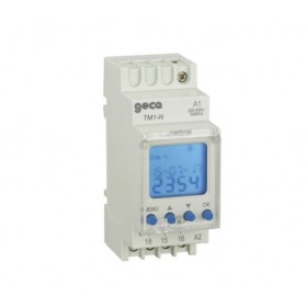 Digitaler uhrschalter gio.set.din 220v 2can geca 2 kanäle