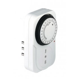 Timer horloge analogique mécanique avec prise de programmation électrique