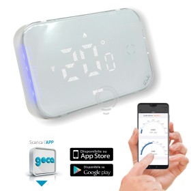 Cronotermostato a led  wi fi incasso scatola 503 smatphone geca