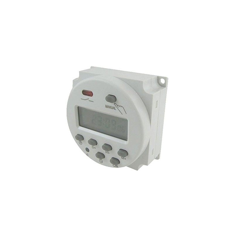 Clock timer digital weekly programmable 12v 