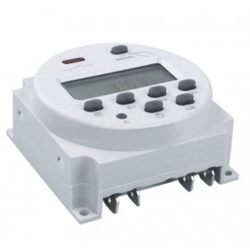 Clock timer digital weekly programmable 12v 