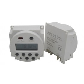 Clock timer digital weekly programmable 12v 