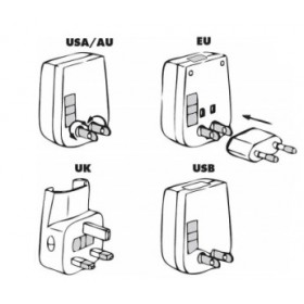 Universal electric adapter usb 33500110