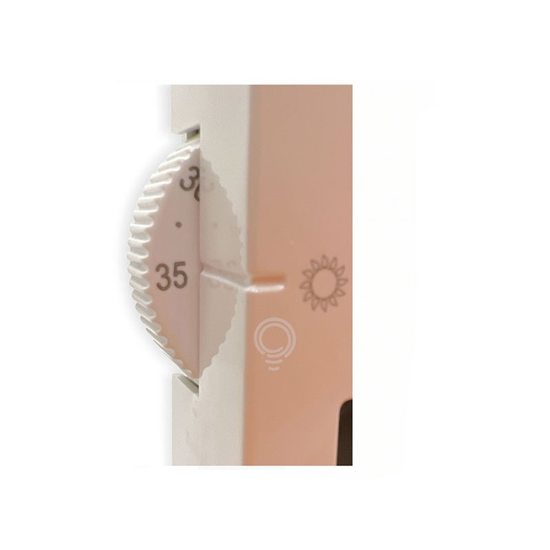 Wall-mounted daily electronic chronothermostat...