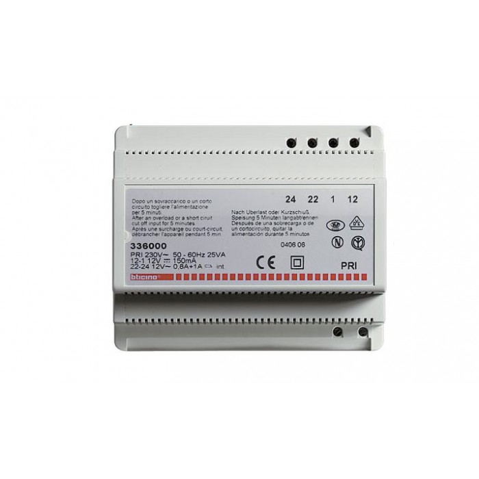 Audio-Gegensprechanlage, Netzteil 220 V, LT 336000 Terraneo