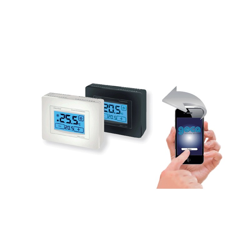 Lécran tactile thermostat numérique avec une...