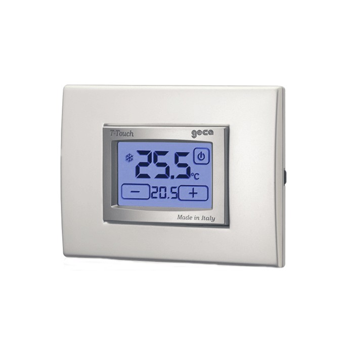 Thermostat digital thermostat touch blanc geca temperature