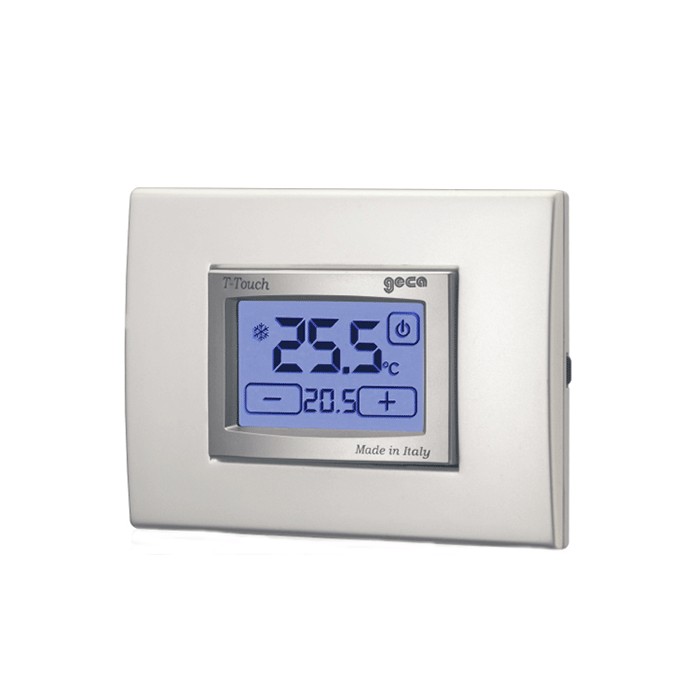 Termostato termo touch temperatura antracite geca