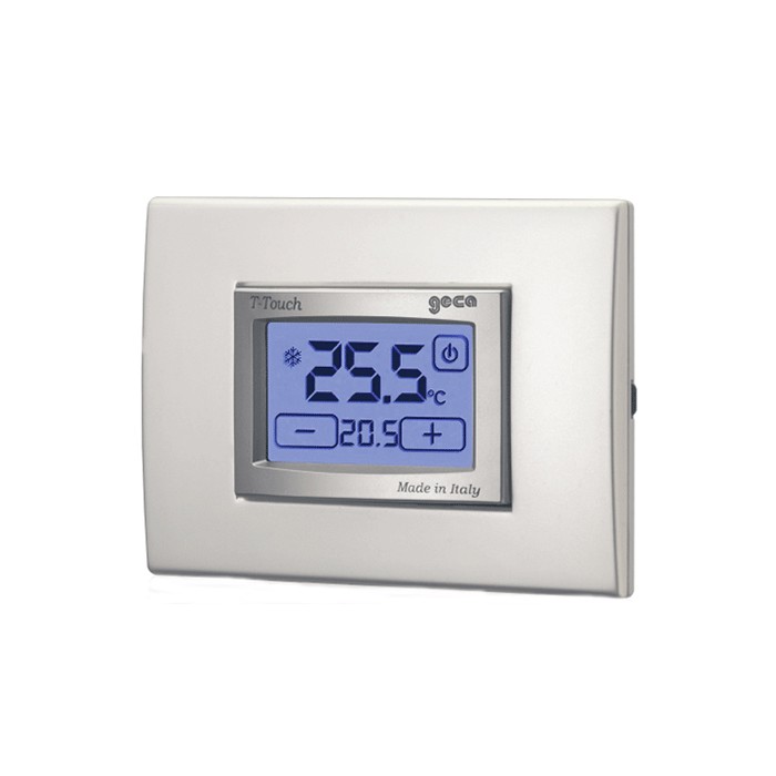 Termostato termo touch argento  geca