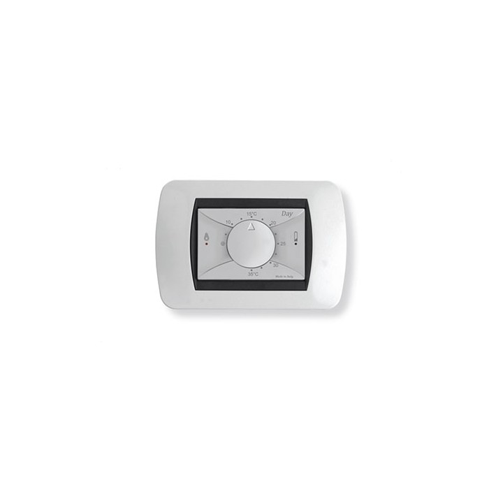 Thermostat dambiance électronique à encastrer blanc 503e