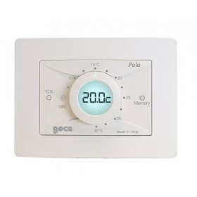 Cronotermostato elettromeccanico temperatura ambiente bianco