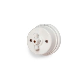 Switch commutateur rotatif antique porcelaine 10 a