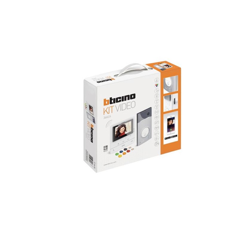 Kit vivavoce monofamiliare classe 100x wifi teleloop display lcd 5" ticino