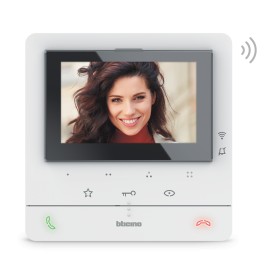 Kit vivavoce monofamiliare classe 100x wifi teleloop display lcd 5" ticino