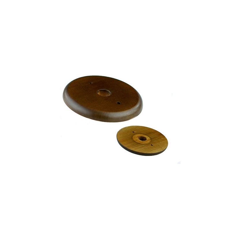 Base en bois de noyer d.95mm pour prise...